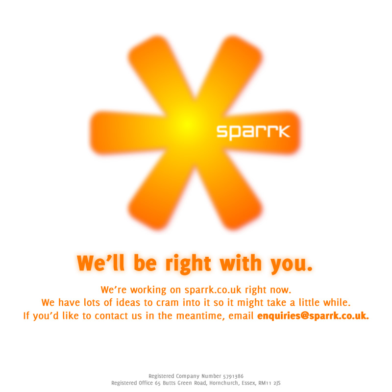 We're working on sparrk.co.uk